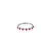 925 SILVER PINK STONE RING