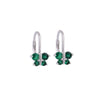 EMERALD BUTTERFLY EARRINGS