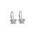 BUTTERFLY BRILLIANCE SILVER EARRINGS