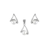 PEARL DROP PENDANT & EARRING SET
