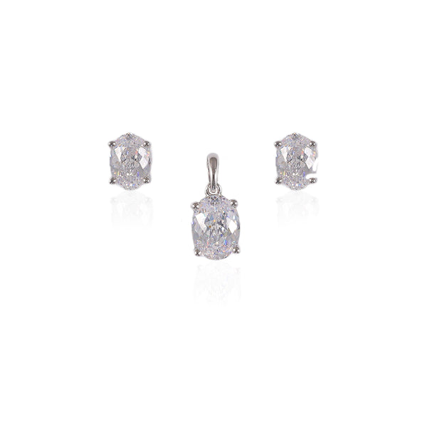 925 SILVER OVAL SOLITAIRE