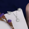 925 SILVER ROUND PENDAL SET