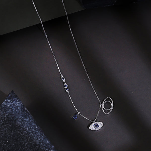 BLUE EYE ELEGANCE NECKLACE