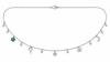 Celestial Charm Silver Waist Chain
