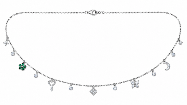 Celestial Charm Silver Waist Chain