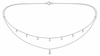 LAYERED SILVER CRYSTAL WAIST BELLY CHAIN