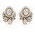 Floral Brilliance Moissanite Stud Earrings
