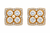 Royal Square Moissanite Stud Earrings