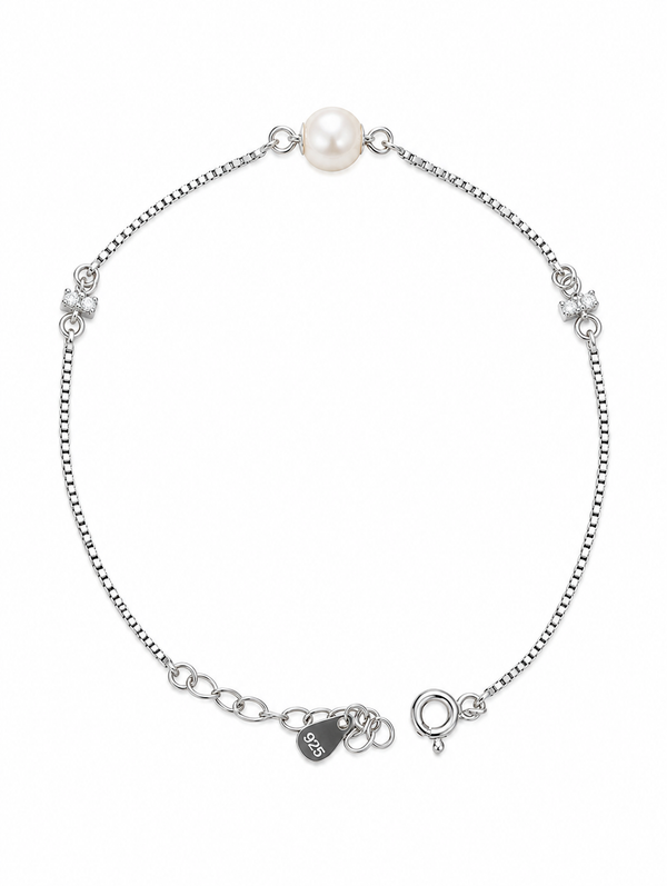 Pearl Touch 92.5 Silver Bracelet