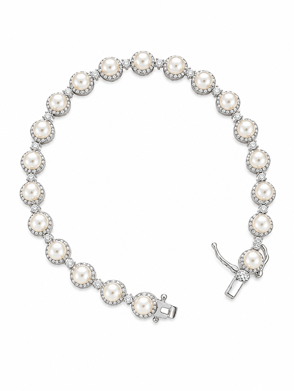 Pearl Grace 92.5 Silver Bracelet