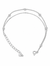 Dual Chain Pearl 92.5 Silver Bracelet