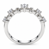 Five Stone Moissanite Diamond Band Ring