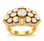 Classic Round-Cut Moissanite Halo Ring – Premium 92.5 Hallmarked Silver