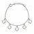 Mother of Pearl Clover Charm Bracelet