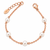 Rose Gold Pearl Beaded 92.5 Silver Bracelet