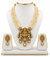 Divine Goddess Lakshmi Moissanite Pendant Set in 92.5 Silver