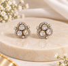 Triple Brilliance Moissanite Stud Earrings