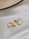 Elegant Bee Drop Earrings