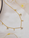 Multi Evil Eye Charms Necklace