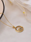 Shea Round Evil Eye Necklace