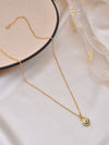 Oblong Evil Eye Necklace