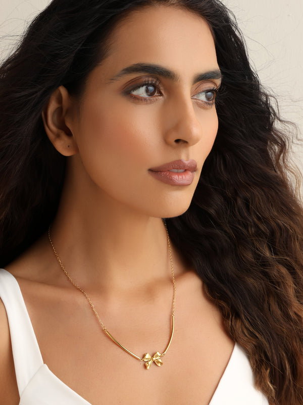 Waterproof Bow Necklace