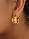 Anti-Tarnish Florence Hoops