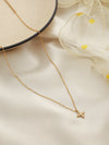 Four Leaf Clover Necklace-White