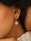 Five Petal Drop Earrings