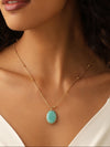 Blue Natural Amazonite Necklace