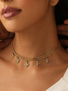 Five Clover Choker Necklace