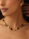 Black Opal Stone Necklace