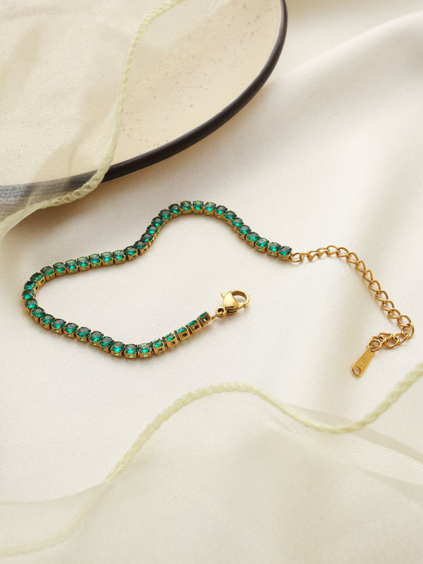 Classic Emerald Tennis Bracelet