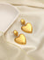 Bella Statement Heart Earrings