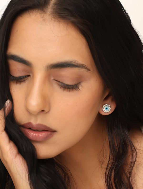 Amore Evil Eye Stud