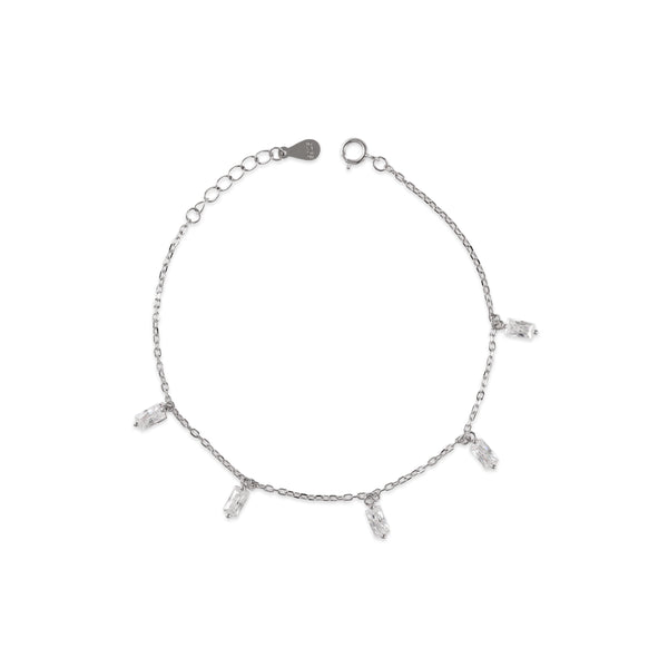 925 SILVER BAGUETTE BRACELET