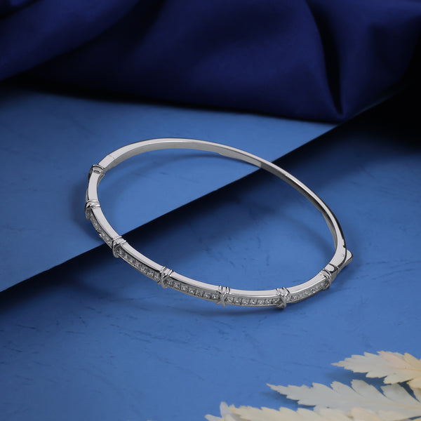 925 SILVER BAGUETTE DIAMOND KADA