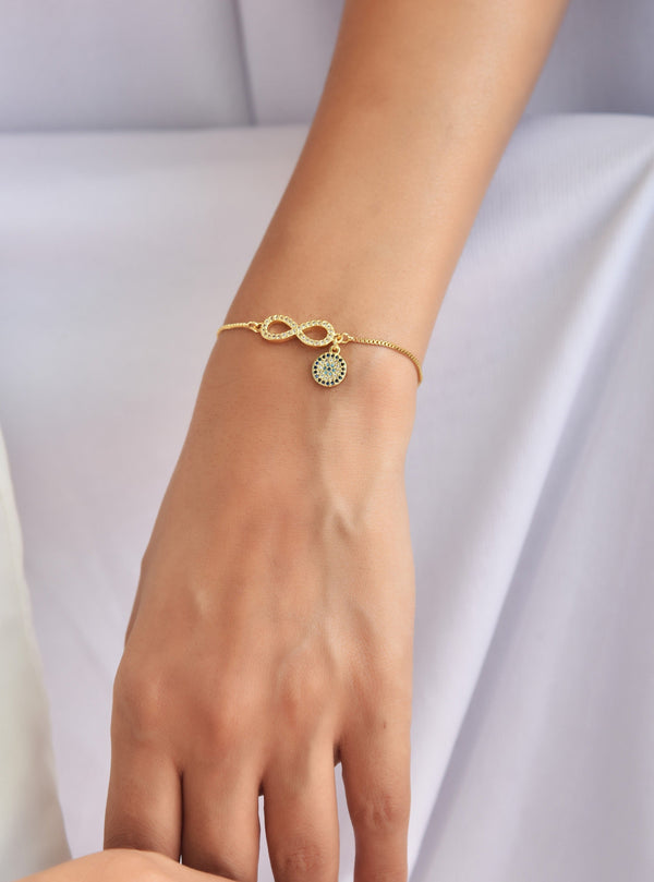 Infinity Evil Eye Bracelet