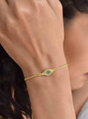 Ojo Evil Eye Gold Bracelet