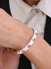 White Rainbow Bangle