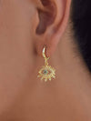 18K Gold Plated Nazar Earrings