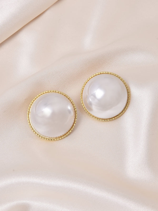 30mm Pearl Stud Earring