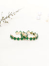 Emerald Large Hoop Earrings