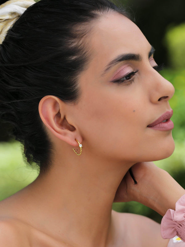 Kyra Handcrafted Hoop Earrings