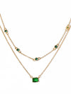 Majestic Emerald Layered Necklace