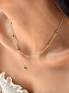 Majestic Emerald Layered Necklace