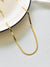 Waterproof Gold Plated Snake Chain Necklace