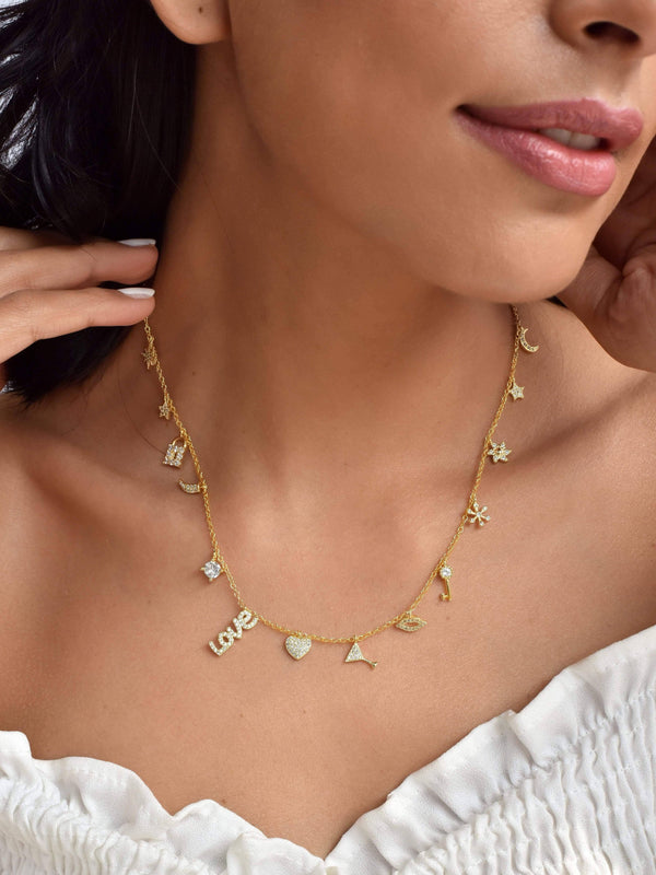 Alicia Multi-Charms Necklace