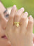Clover Charms 22K Gold Plated Ring