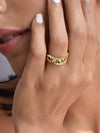 Multi Color Cubic Zirconia Ring